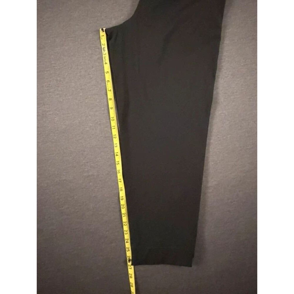 Lululemon Black Stretch Drawstring Pants Size M 7/8 Ankle Travel Work - Picture 12 of 12